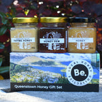 Queenstown Gift Set Skyline Edition with Gibbston Valley Thyme, Southern Alps Honeydew and Queenstown Lakes Honey jars